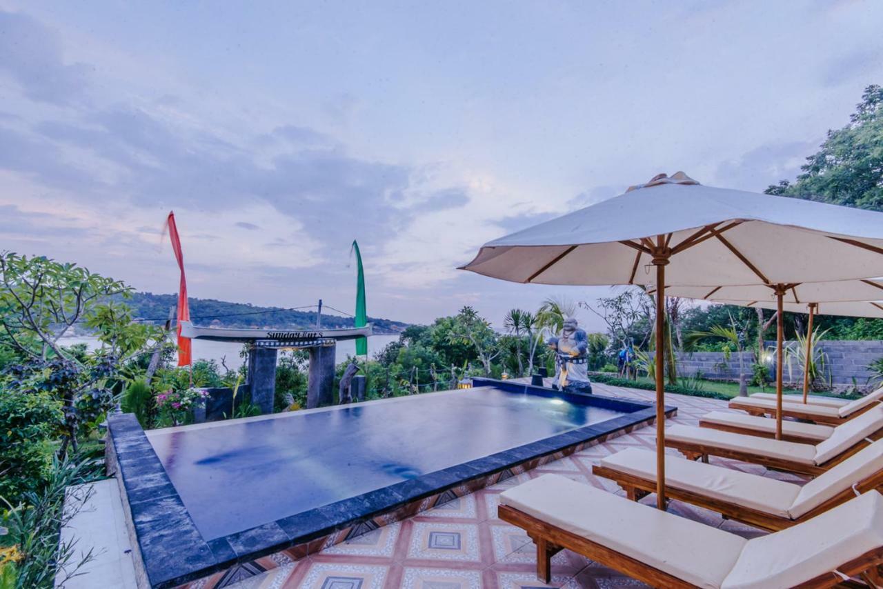Hotel Sunday Huts Lembongan Esterno foto